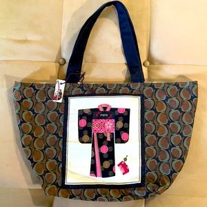 New Mimi Handbag tote Kimono design
